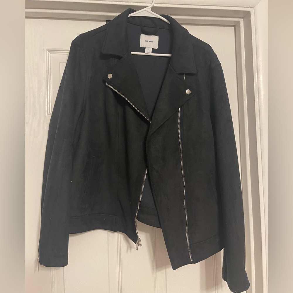Black velvet jacket
